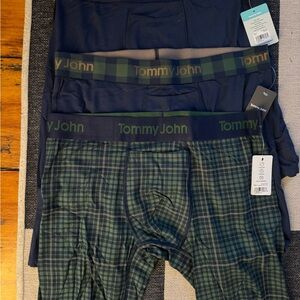 NWT Tommy John Second Skin Men's 8” boxer brief (3-pack) size Large